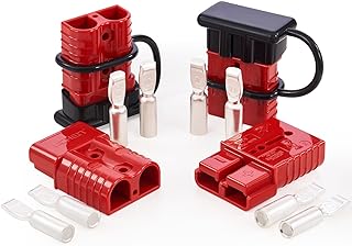 ORION MOTOR TECH Wire Connector 4 Pack, 175A Wire Harness Plug Kit for 2 Gauge Cables, 12V to 36V Battery Quick Connect Disconnect Set for Car Bike ATV Winches Lifts Motors More, Set of 4, Red