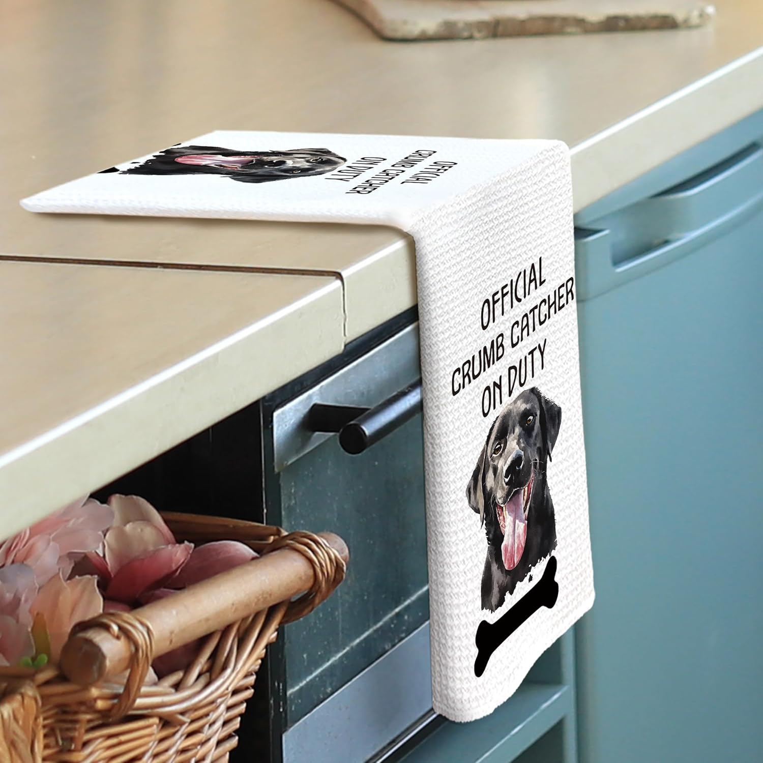 Funny Great Dane Kitchen Towels - Great Dane Gifts for Women Dish Towels, Dog Lover Owner Gifts Decorative Absorbent Dishcloths Hand Towel for Kitchen Bathroom Decor 16x24 Inches - Image 2