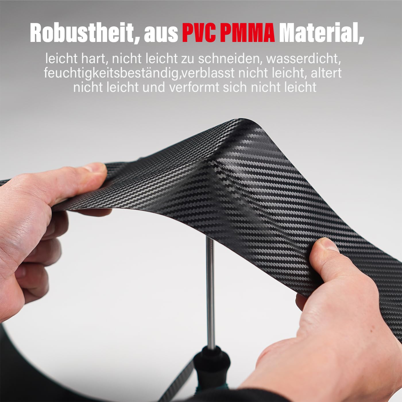 Chooee Film de protection de cadre de vélo, autocollant de vélo à haute viscosité, 3 m (4 pouces x 118), motif en fibre de carbone, film de protection de peinture pour tube supérieur/inférieur, base