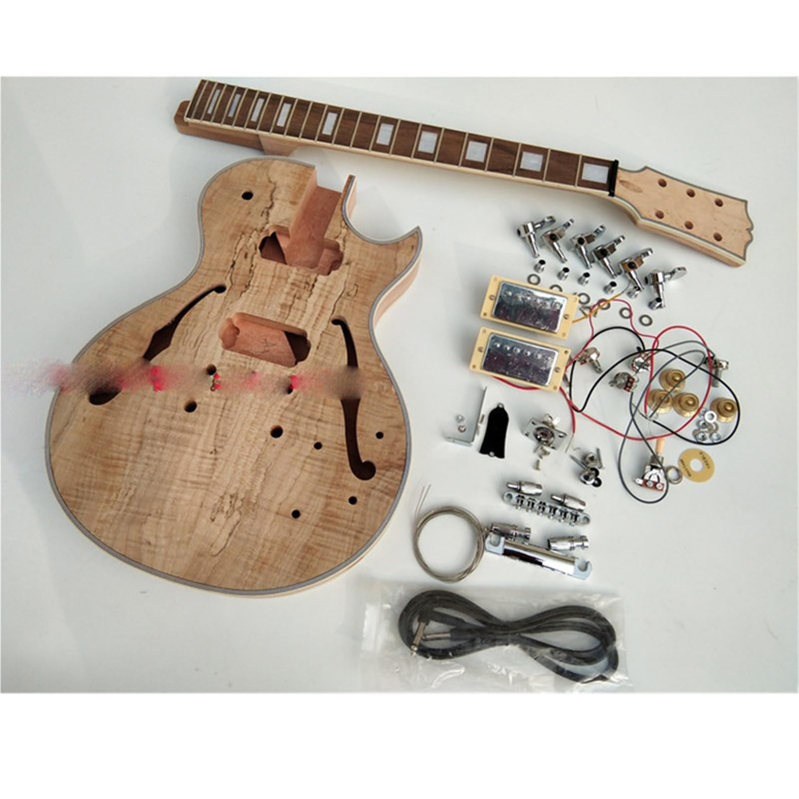 Zestaw Gitarowy Otwór F Półwykończony Gitara Elektryczna