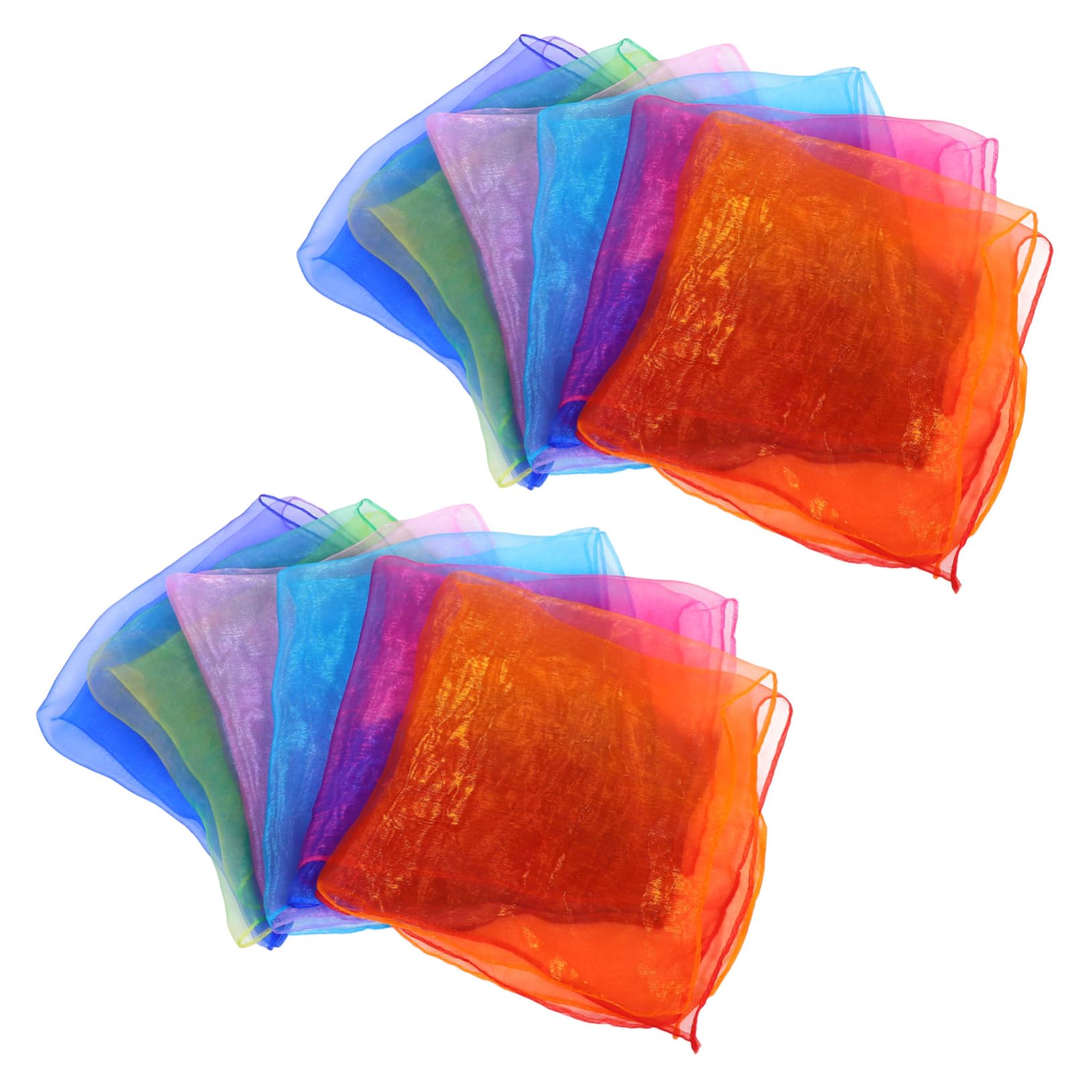 ibasenice 12pcs Boys and Girls Juggling Scarves Colorful Dance Scarves for Toddlers Performance Props Bright Colors