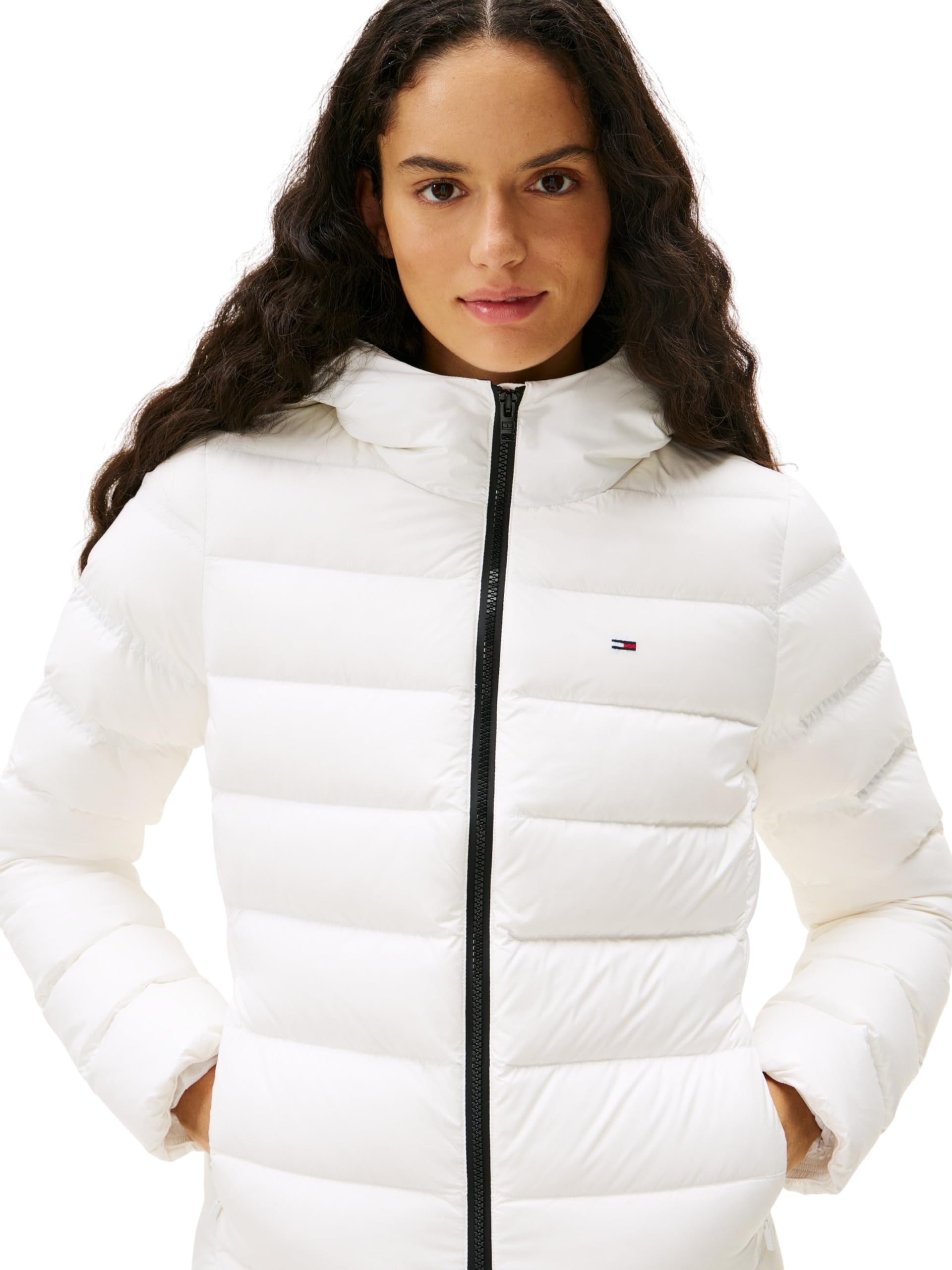 Tommy Jeans Donna Piumino Slim con Cappuccio