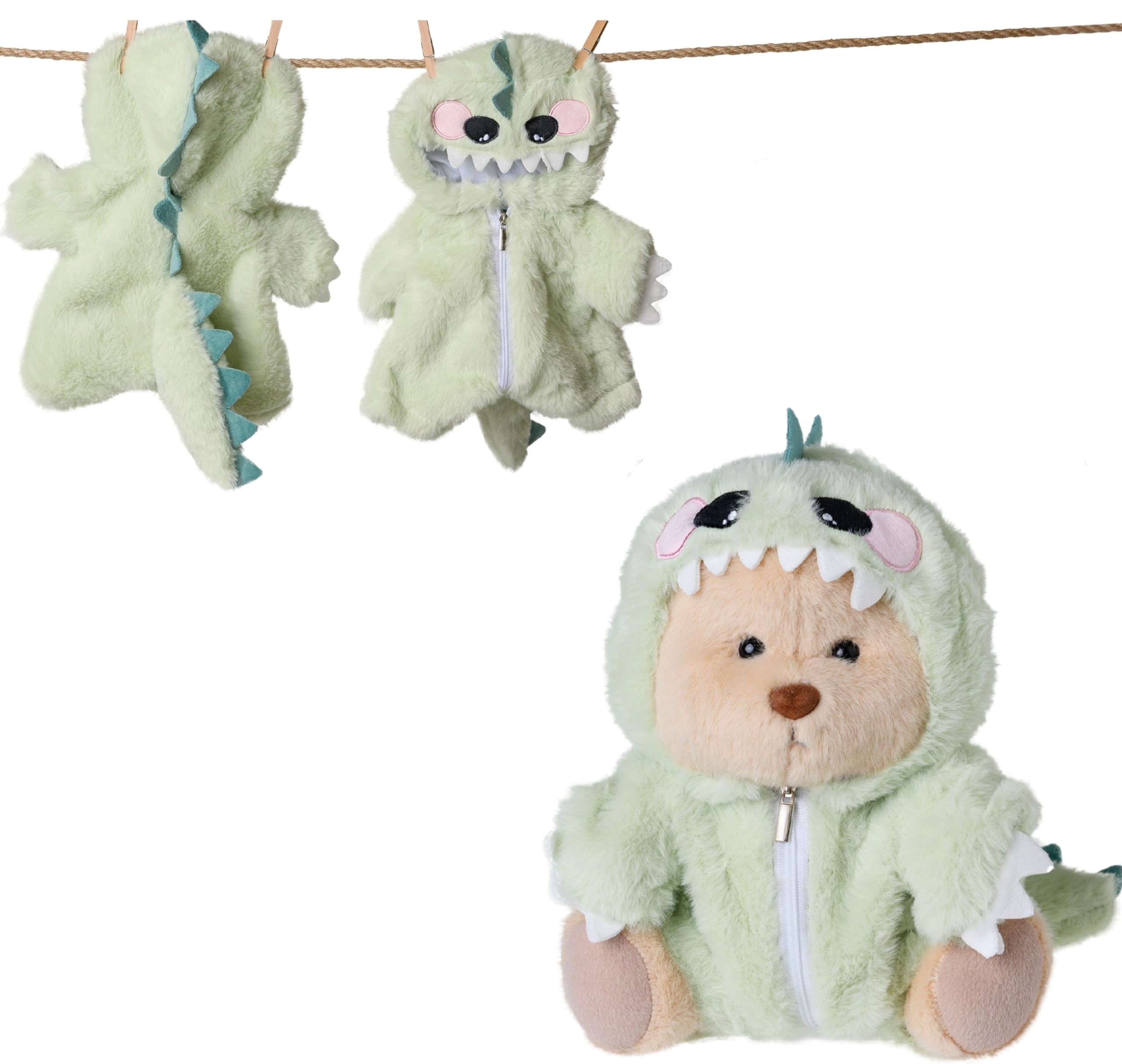 Zerodis poupée à main de dinosaure en peluche Jouet à main de dinosaure
