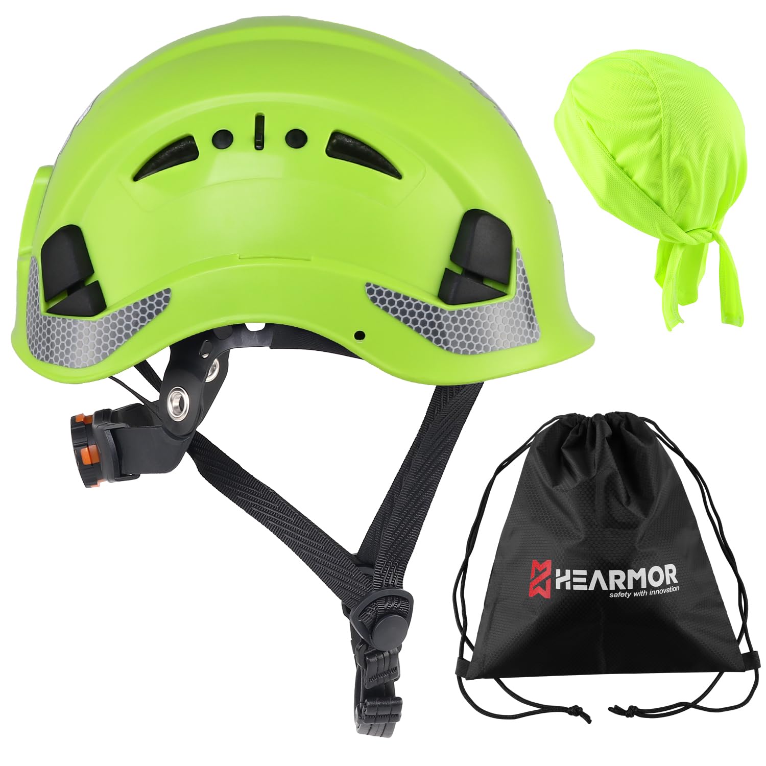 HEARMOR Mervex Vent Air ABS Hard Hat EN12492 Certified Ventilated Adjustable