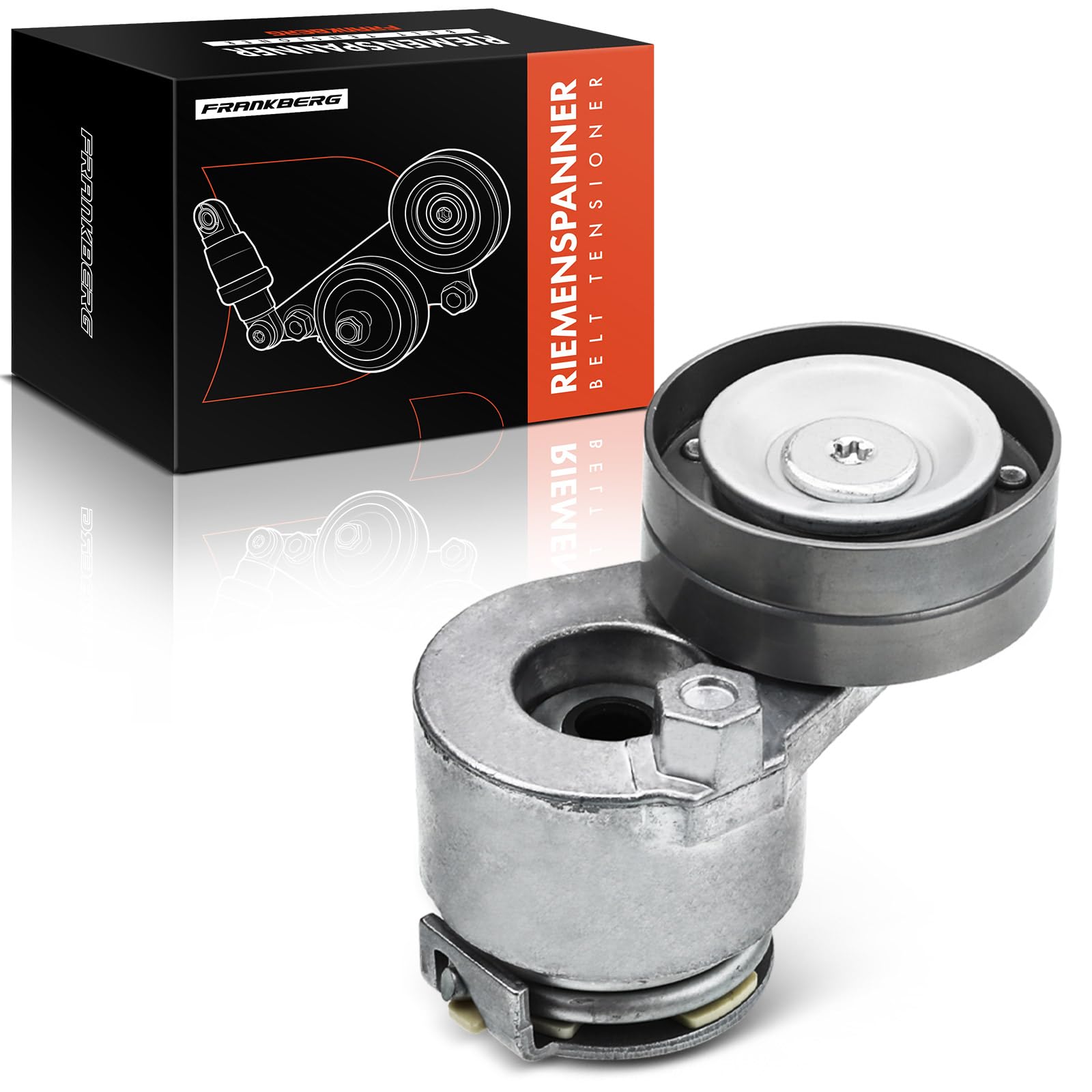 Frankberg Tensor de correa de polea tensora | Compatible con: Autobús Interstar X70, Caja de tráfico II FL, Caja Interstar X70, Plataforma/chasis Trafic II EL