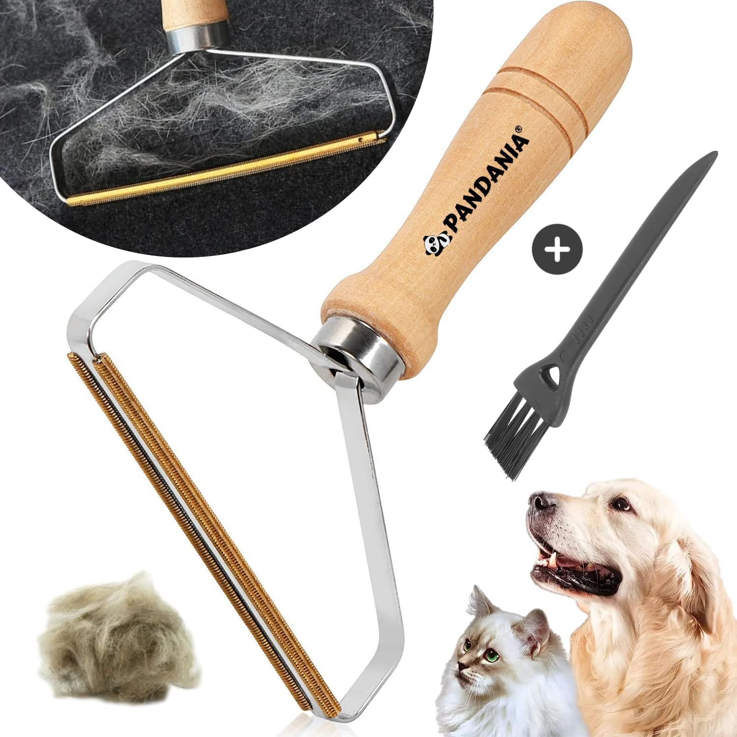 2023 Rasoir Anti Bouloche Manuel Brosse Anti Poils Chien Chat