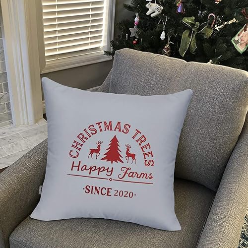 Miniatura 9 de Coddsmz Paquete de 4 fundas de almohada decorativas de 100% algodón, cuadradas, fundas de almohada sólidas para el hogar, sofá, dormitorio, blanco