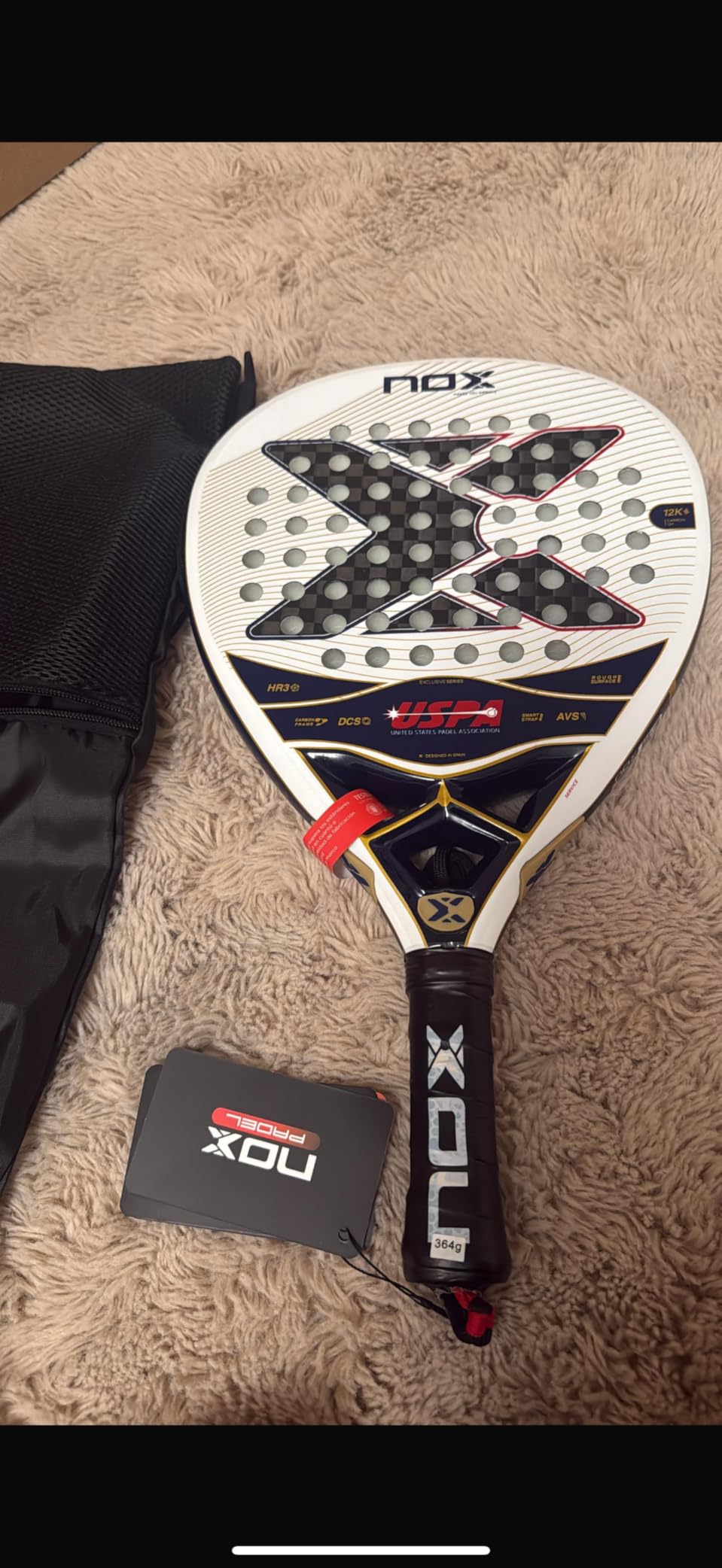 Padel Racket Attack USPA 12K Exclusive Edition 2025 | Official NOX USPA ...