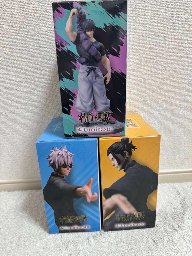 呪術廻戦　伏黒甚爾　五条悟　夏油傑　プライズフィギュア Amazon.co.jp: 呪術廻戦 プライズフィギュア 伏黒甚爾 五条悟 夏