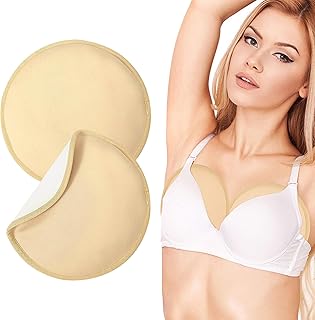 2Pcs Castor Oil Breast Pads - Reusable Organic Castor Oil Pack Wrap with Zipper Bag, Soft and Comfortable Cotton Castor Oil Pads Nursing Pads for Women Relaxing,Khaki Color (Oil Not Included)