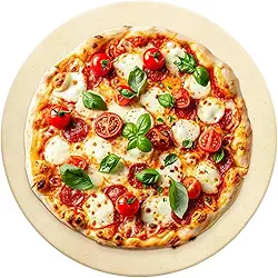 Pedra Refratária Para Pizza 30cm Redonda Placa Cordierita 1cm Antonow