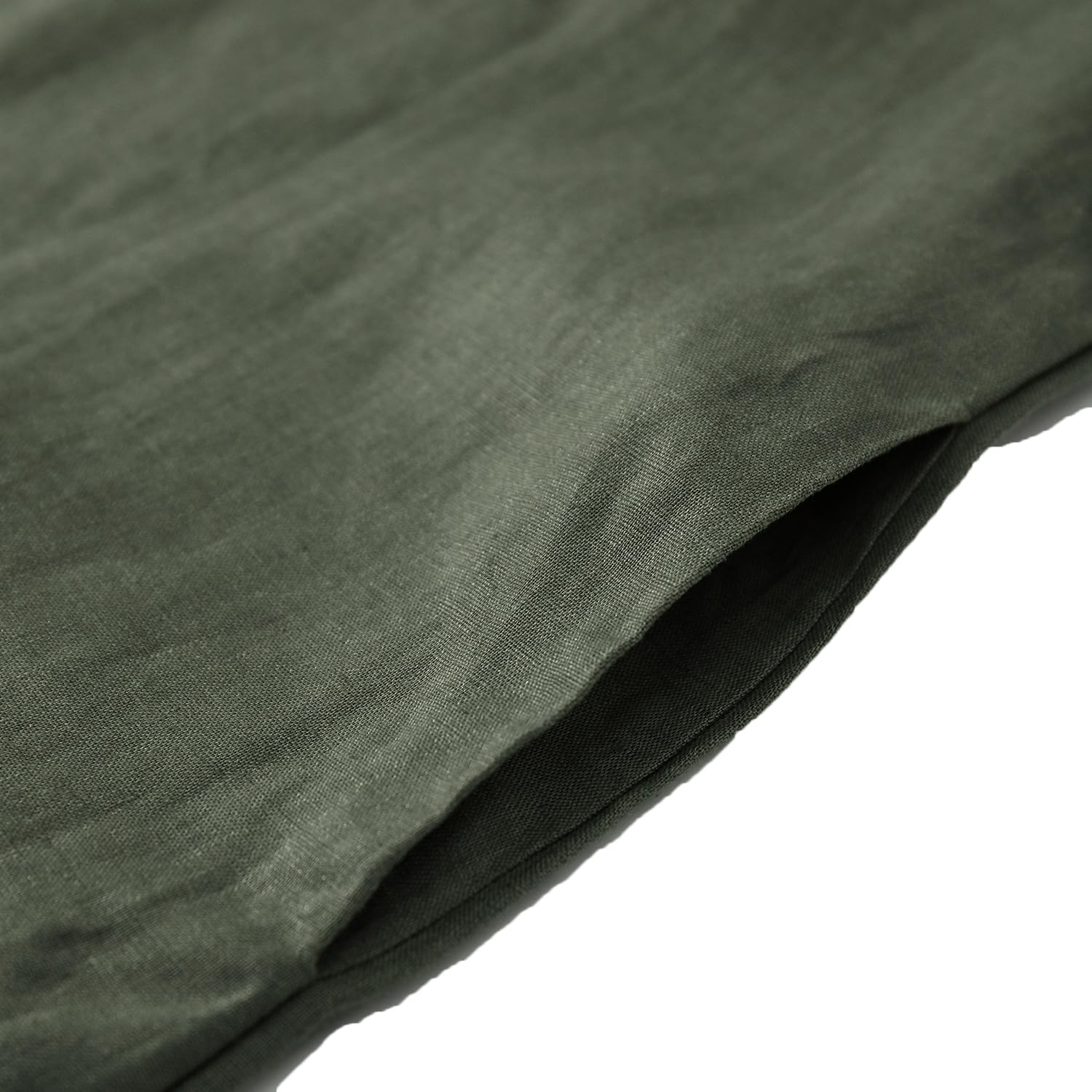Amazhiyu Abito estivo da donna, in lino, estivo, lungo, da spiaggia, senza maniche, girocollo, maxi abito per il tempo libero, con coulisse e tasche