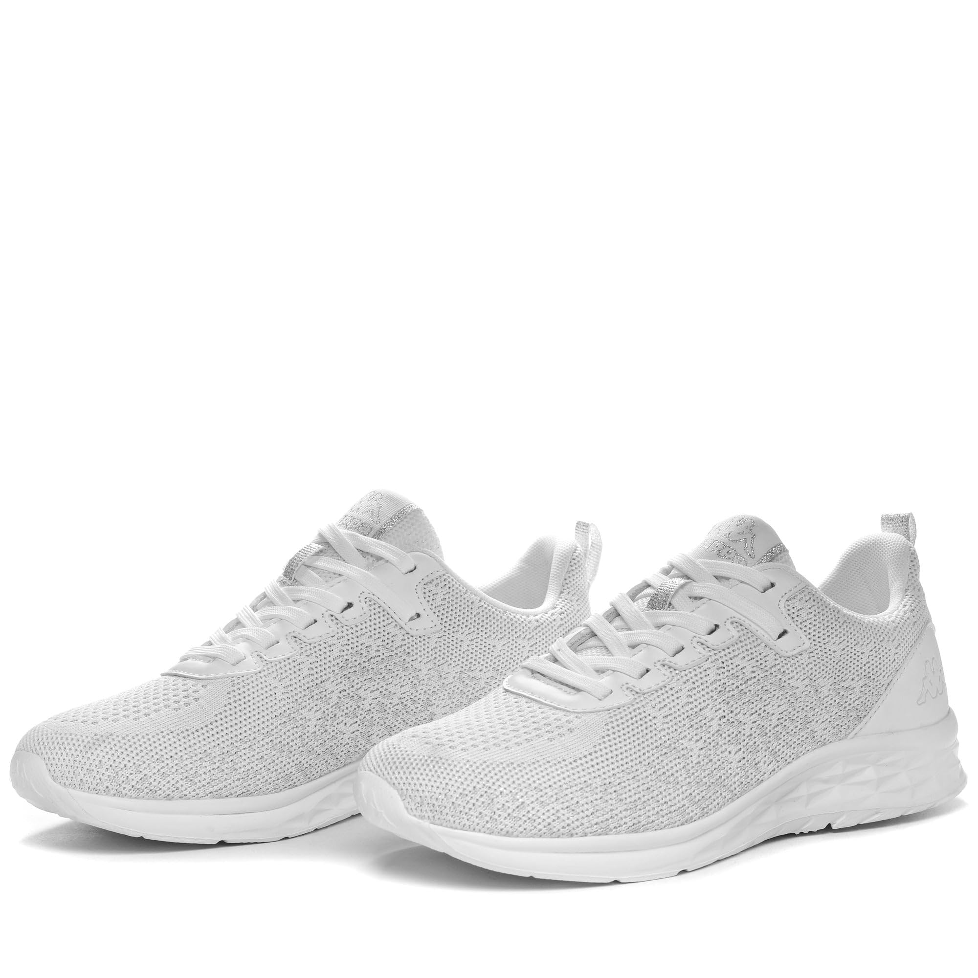 Kappa Sportleisure Femme ROSTIE, Sneaker, White/​Grey, 40, Women