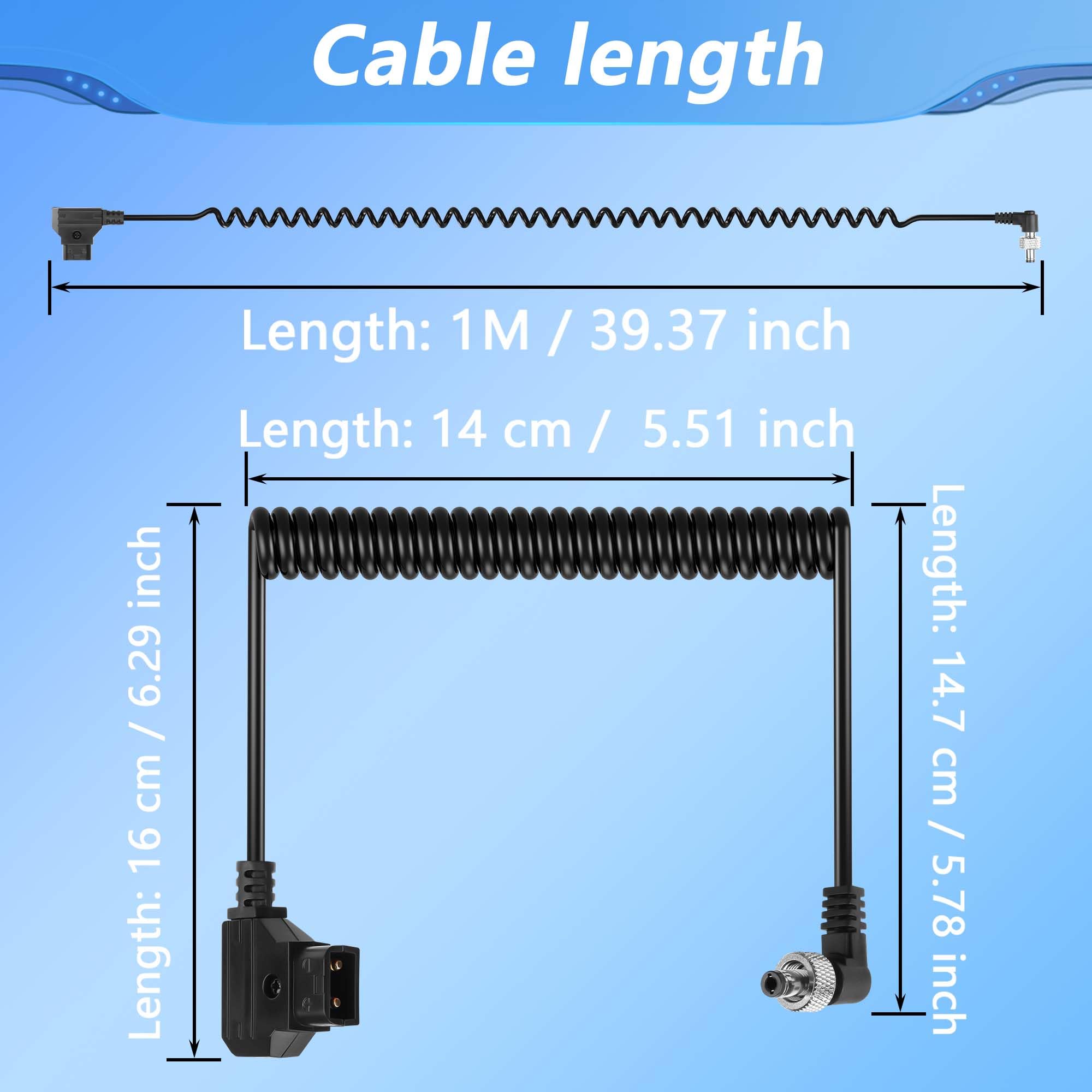 Cable De Alimentación D-tap Para Monitor Dtap A Dc Para Cáma | Meses