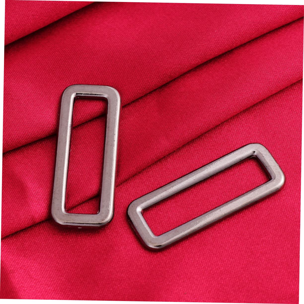 NUOBESTY 30 Uds Accesorios Suite Rodillo Llavero Hebilla Cuadrada