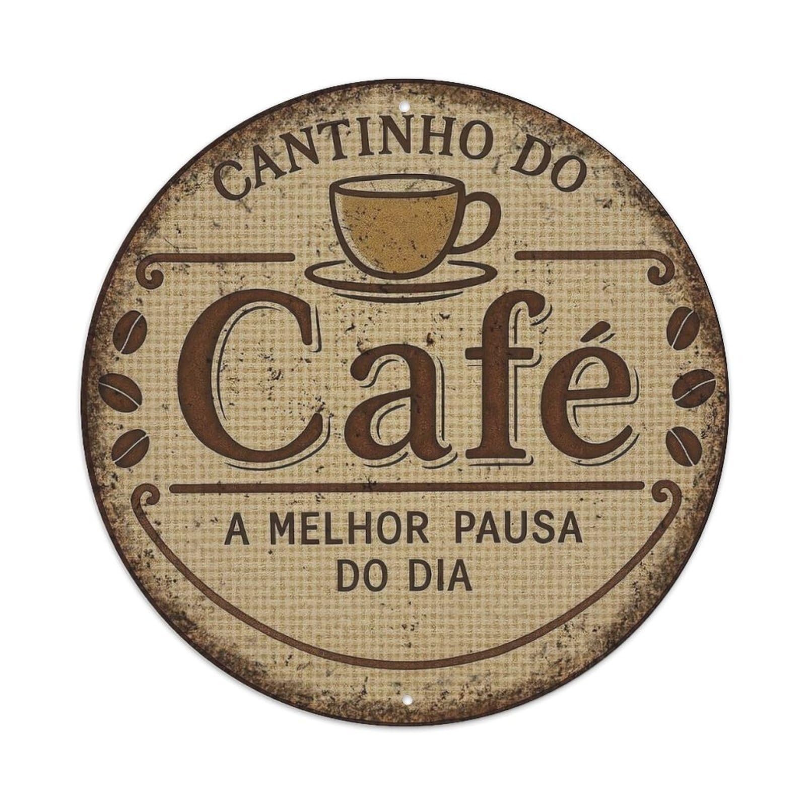Fun Quotes Coffee Corner Metal Tin Sign