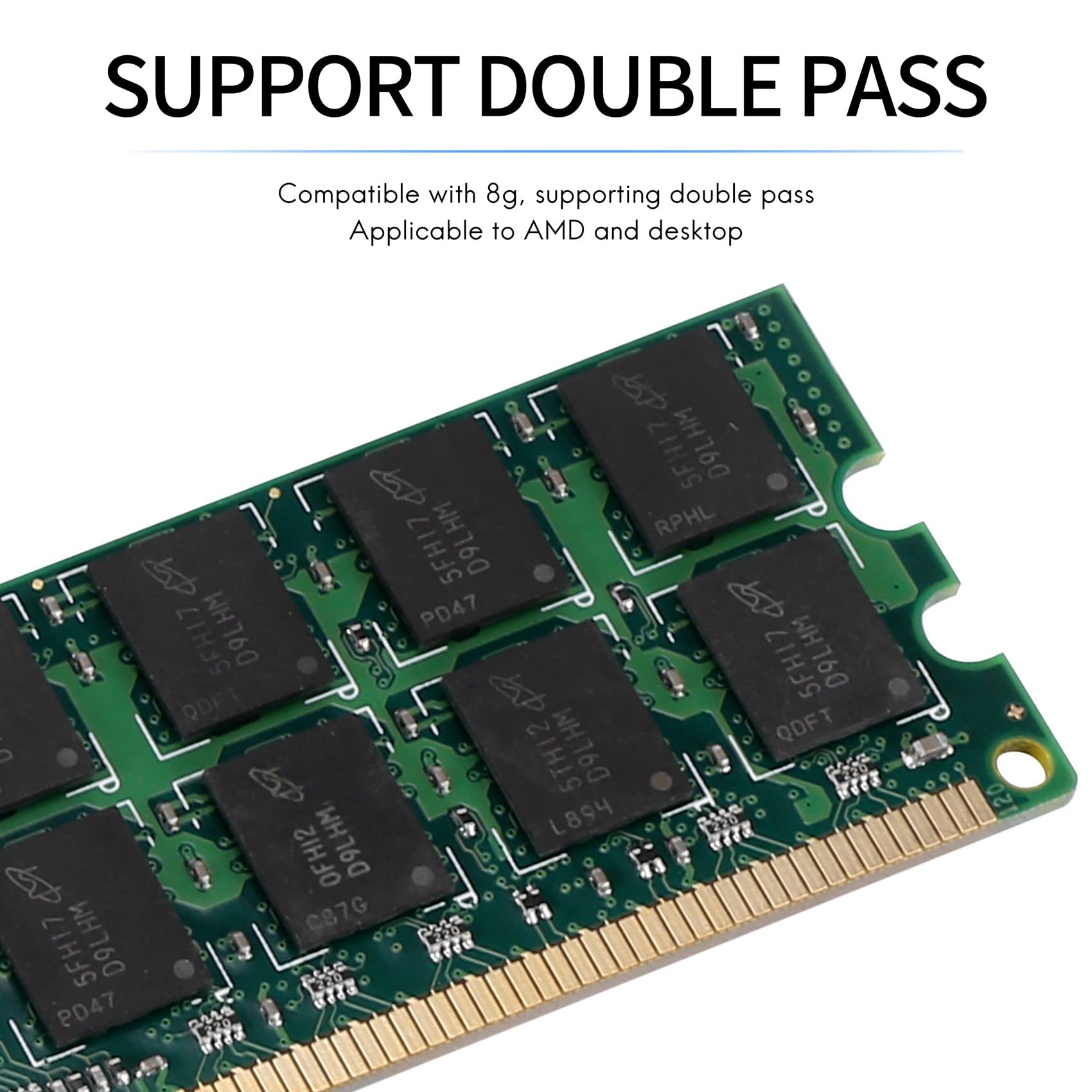 Amazon | DDR2 4GB 800MHZ PC2-6400メモリ、デスクトップ用メモリ 240