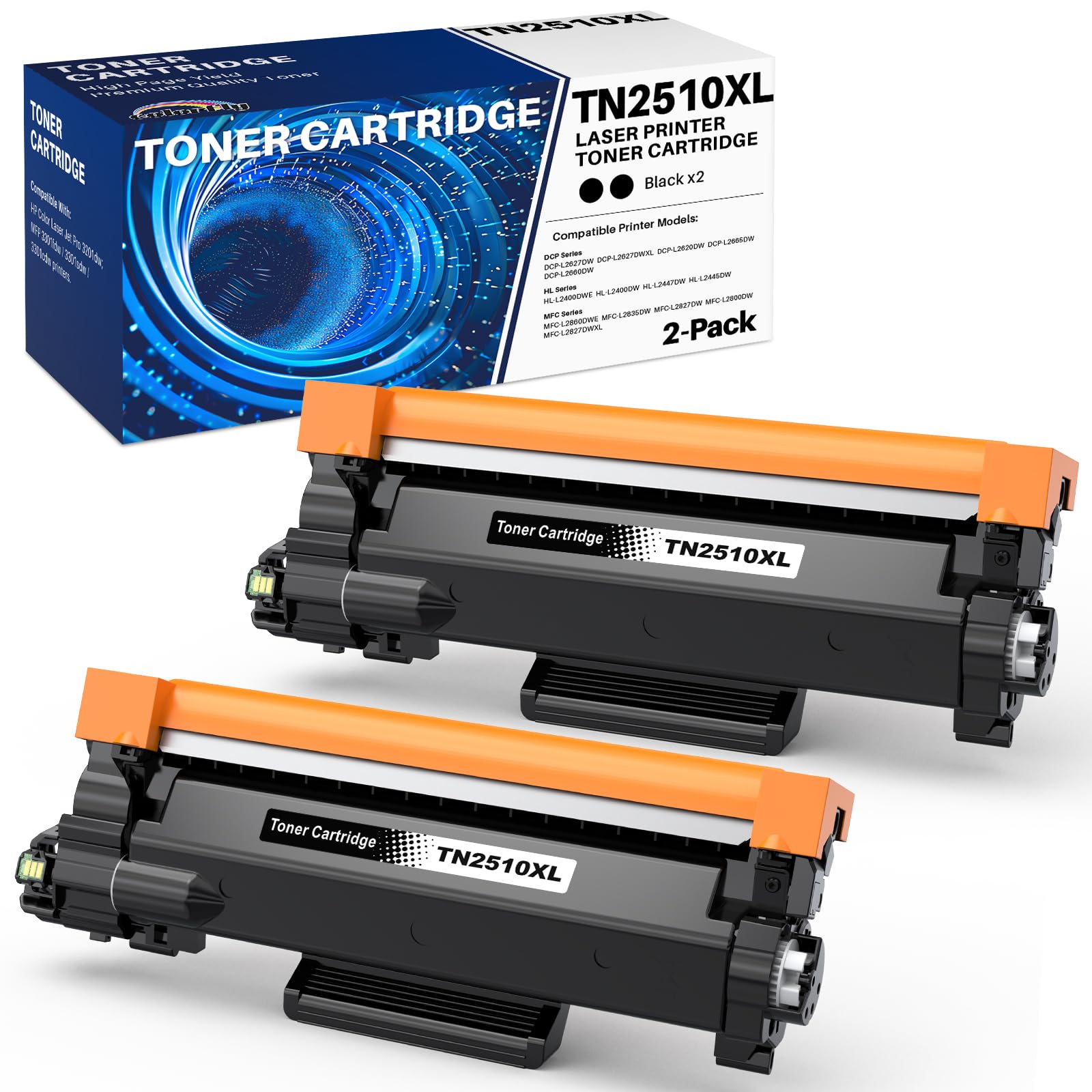 colorfly Toner tn2510 tn2510XL with chip compatiblefor Brother tn2510