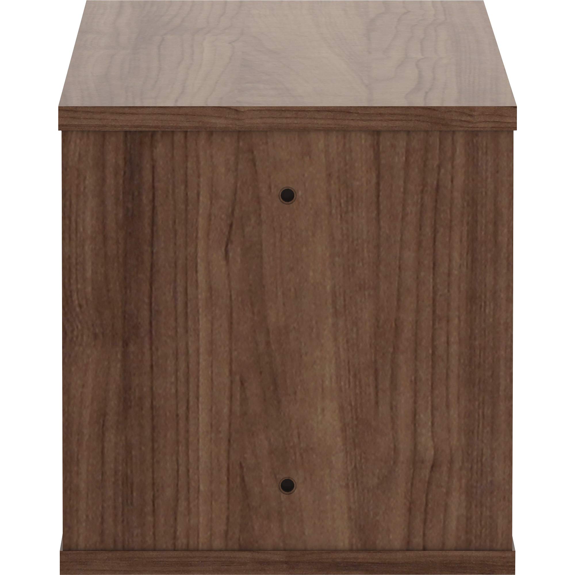 Lorell Panel System Open Storage Cabinet Aufbewahrungsregal, Laminat, walnuss, 18.1" x 31.5" x 15.8"