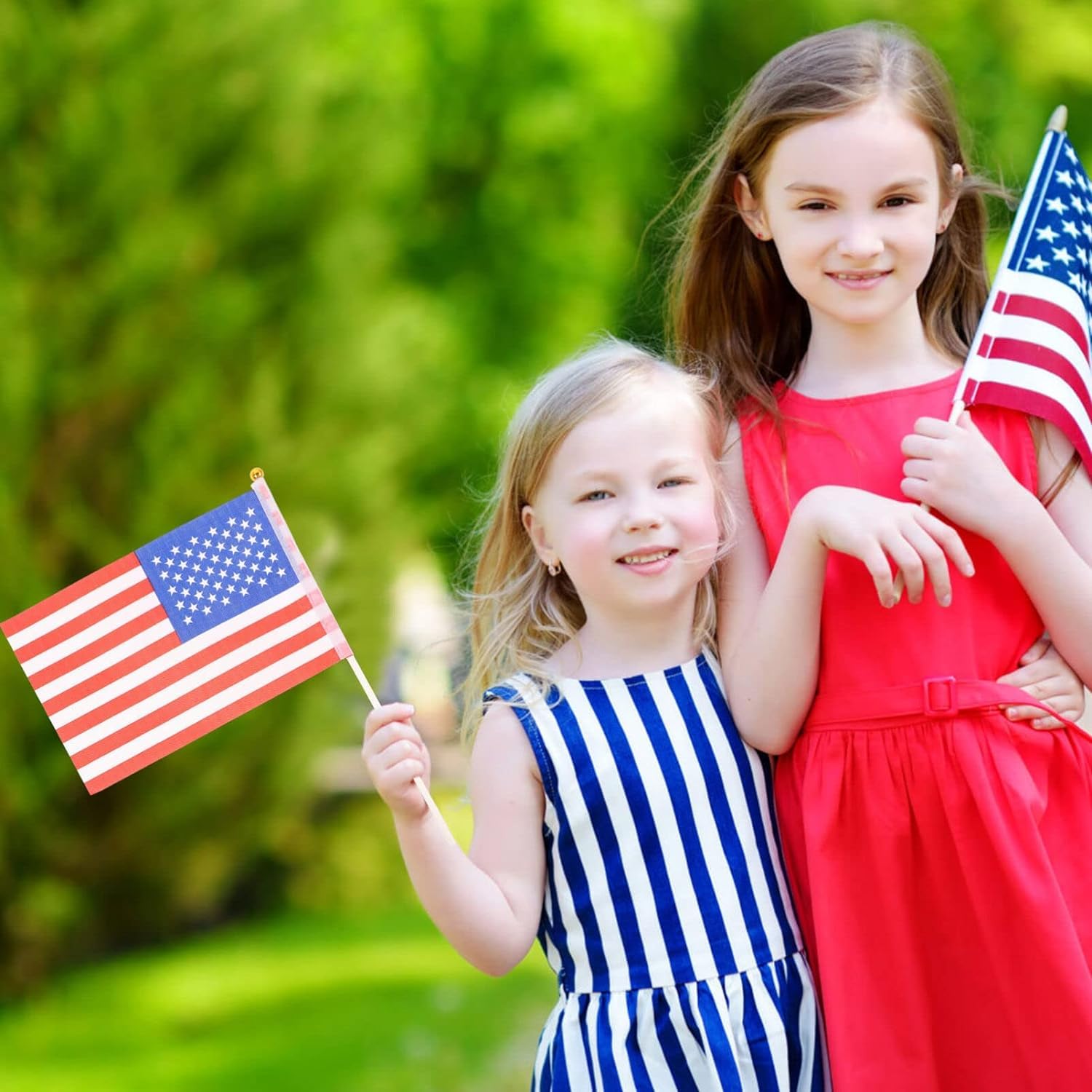 12PC Bandera De Mano Americana,Banderas Miniatura Usa,Banderas De Estados Unidos,Decoración De Banderas Usa,Banderines Patrióticos De Estados Unidos,Para Decoraciones De Fiesta De Copa Mundial,Kiuiom