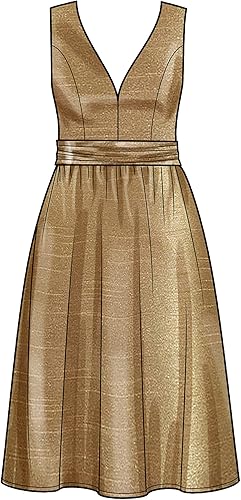 Miniatura 5 de Simplicity Kit de patrón de costura para vestido de Misses', código S9476, tamaños 26W-28W-30W-32W, multicolor