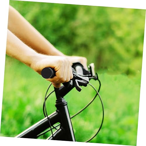 Miniatura 8 de INOOMP Tapones de goma para barra de bicicleta, 30 unidades, tapones de extremo de barra de bicicleta, manijas negras para manillar de bicicleta,