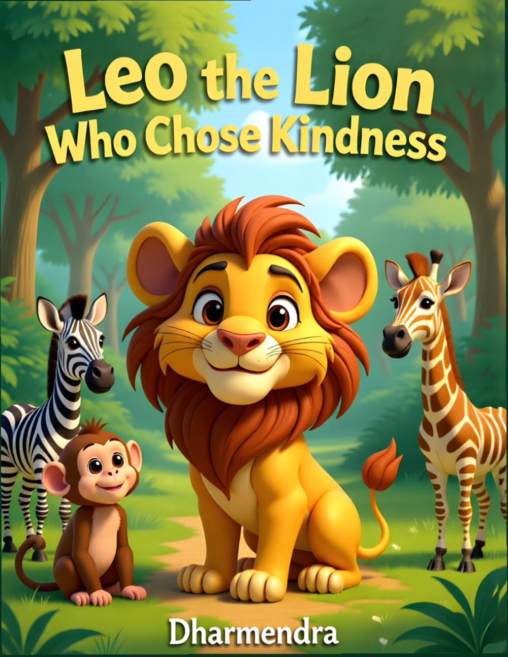 Leo the Lion Who Chose Kindness: A Meaningful Animal Picture Book About Gentle Leadership, Empathy, and Making Kind Choices for Children Ages 4–8 (Gentle Jungle Stories)