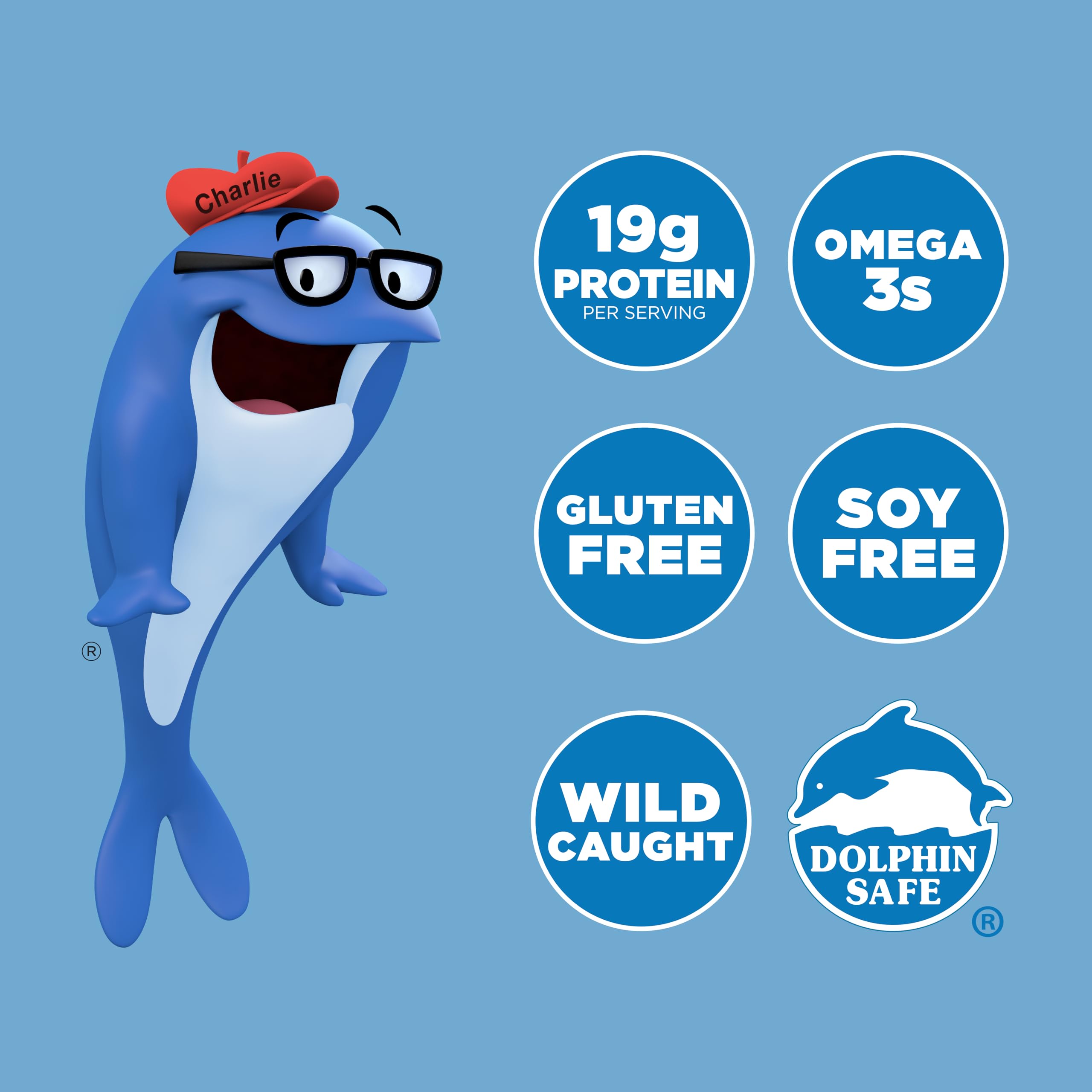 StarKist Albacore White Tuna in Water, 6.4 oz Pouch (1 Pack) Ready to Eat Wild Caught Tuna, 19g Protein & 90 Calories Per Serving, Gluten Free, Soy Free, Kosher, Perfect for Meals & Snacks
