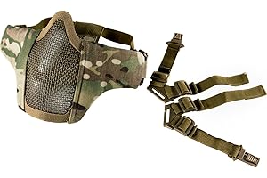 OneTigris Foldable Half Face Mesh Mask: Tactical Protection and Comfort