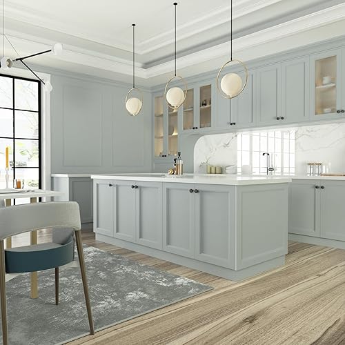 Miniatura 7 de goldenwarm Paquete de 3 pomos negros para cajones, pomos negros para gabinetes, tiradores de gabinete color negro