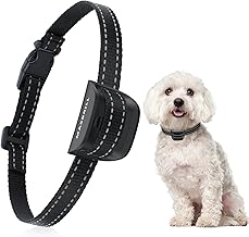 MASBRILL Anti Barking Collar for Small Dogs, Anti Barking Dog Collar with 2 Adjustable Sound / Vibration Modes 7 Levels of Sensitivity, Effective and Human, Black