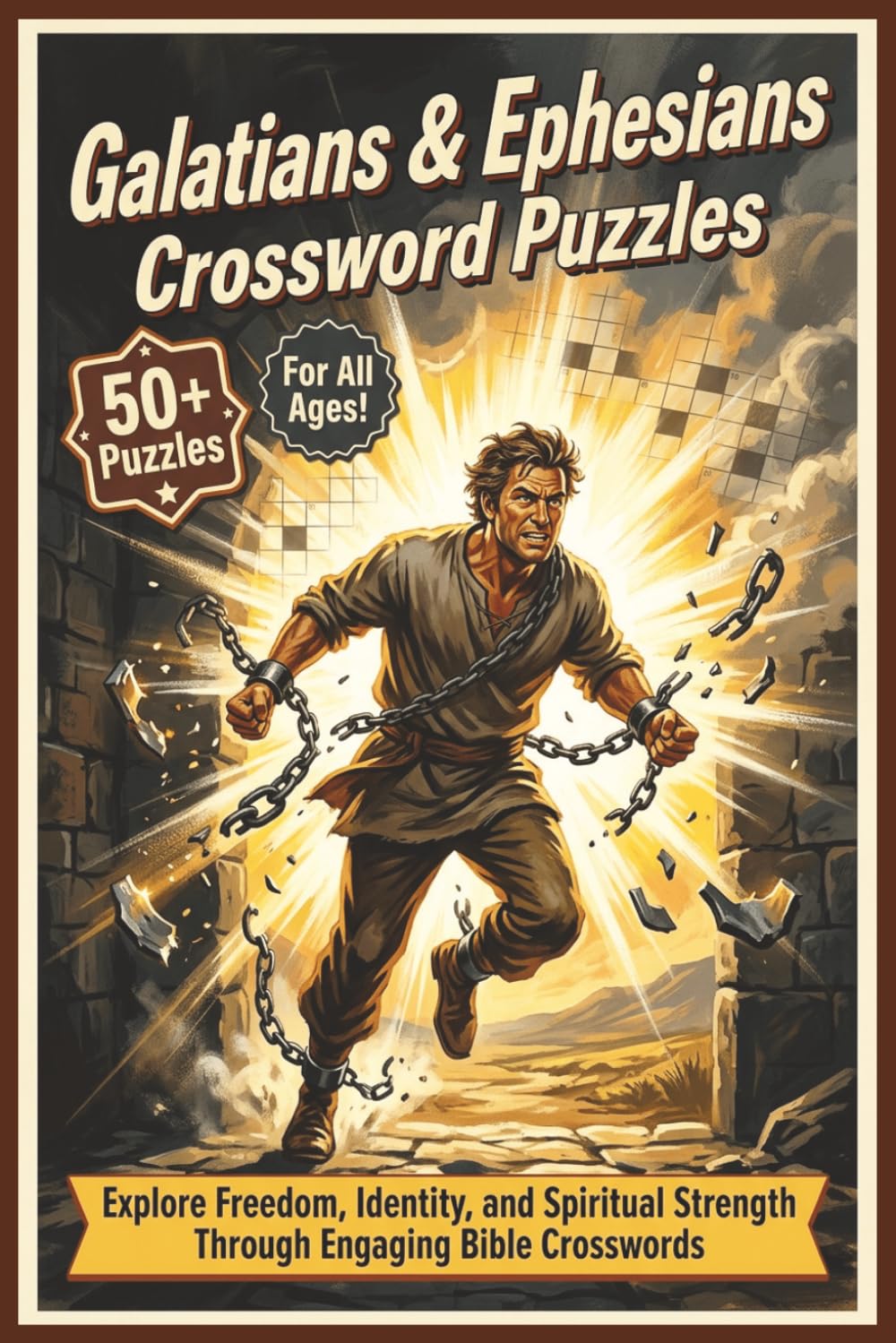 Galatians & Ephesians Crossword Puzzles | 50+ Puzzles | For All Ages!: Explore Freedom, Identity, and Spiritual Strength Through Engaging Bible Crosswords