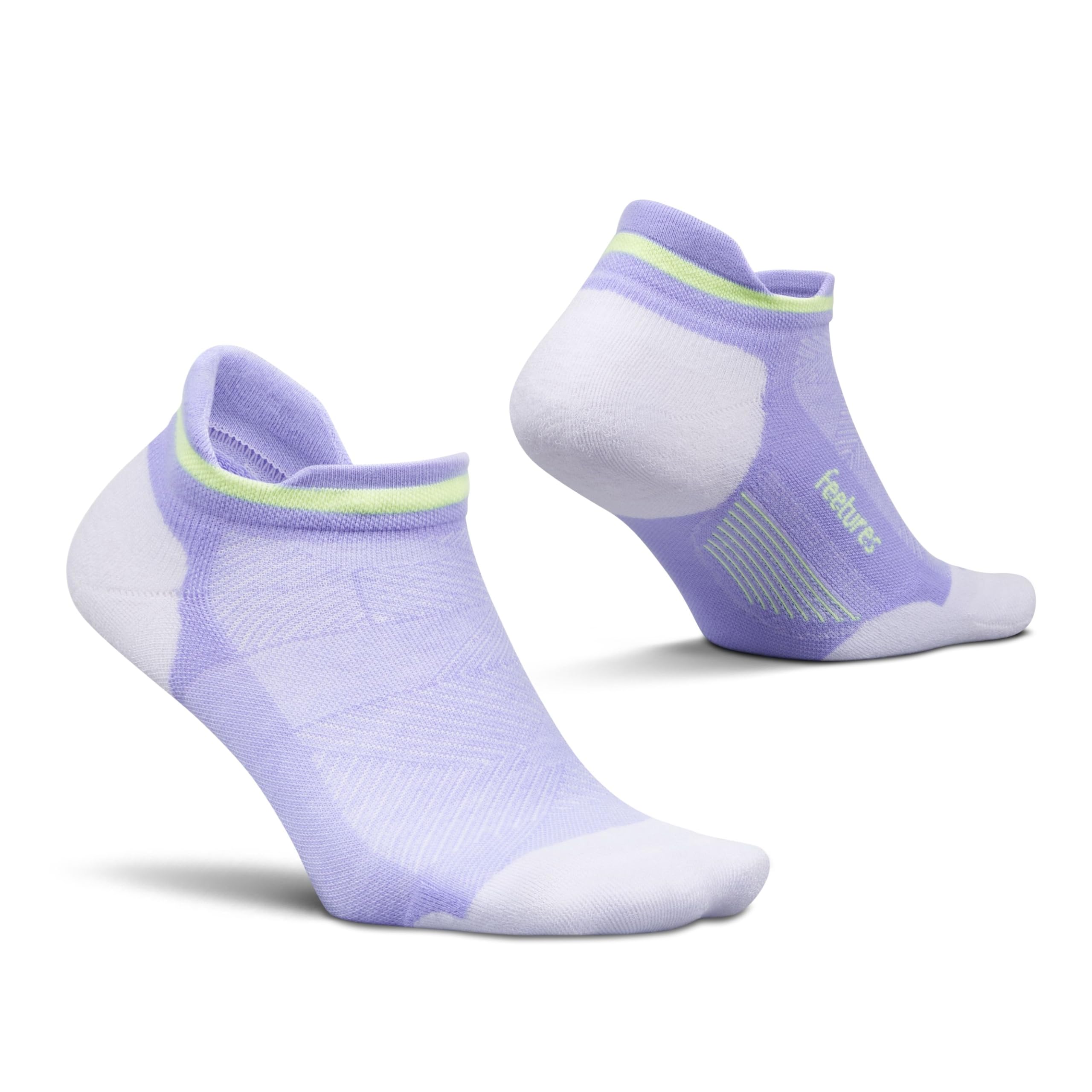 Feetures Elite Max Cushion No Show Tab Ankle Socks - Sport Sock with Targeted Compression - (1 Pair & 3 Pair)