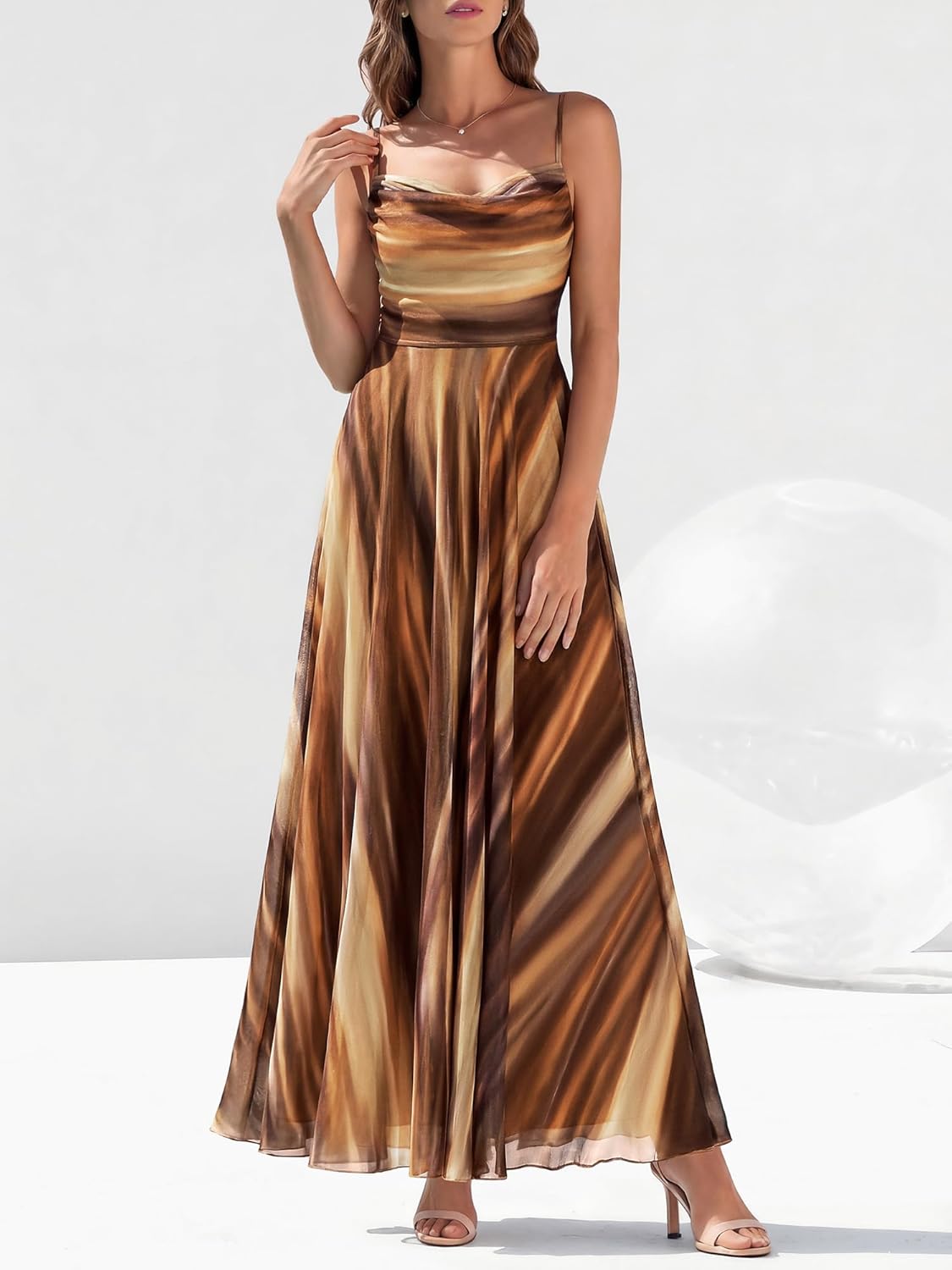 BTFBM Women Summer Floral Maxi Dresses Elegant Spaghetti Strap Dress Printed Party Dress Beach Long Dresses - Image 6