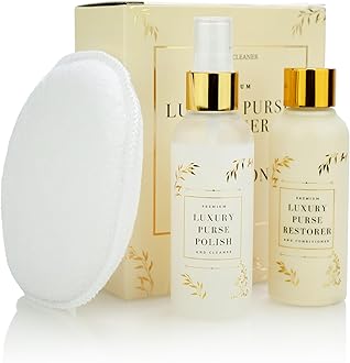 Combat Cleaner Leather Purse & Conditioner for Handbags, Designer Bags, and Luxury Purses, Recommended Leather for Handbags & Leather Conditioner for Purses