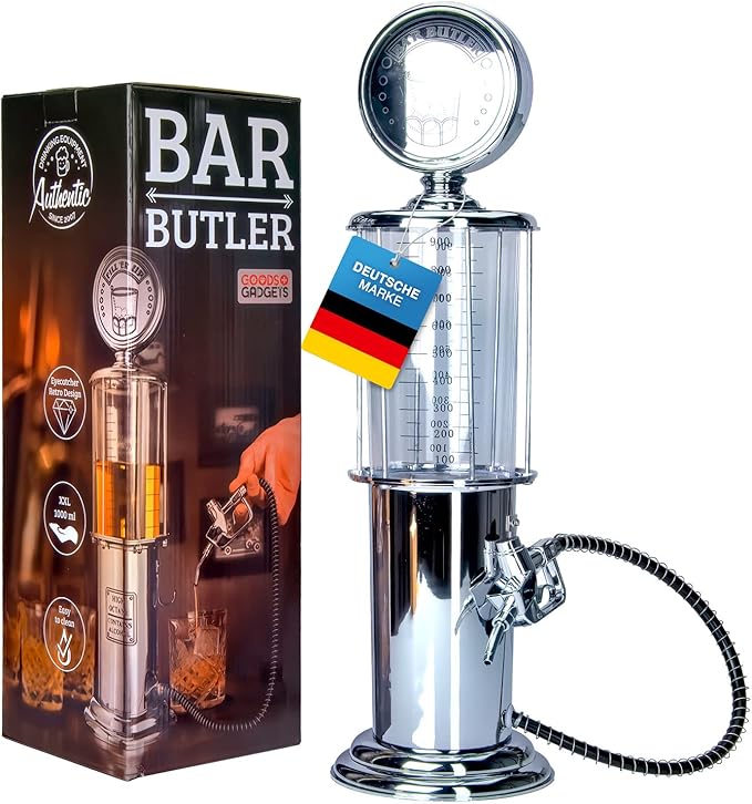 Retro Drink Dispenser in Chrome Nostalgic Design BarButler Dispenser
