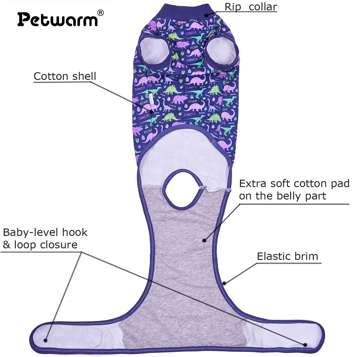 PetWarm Surgery Recovery Suit Female Spay - Image 2