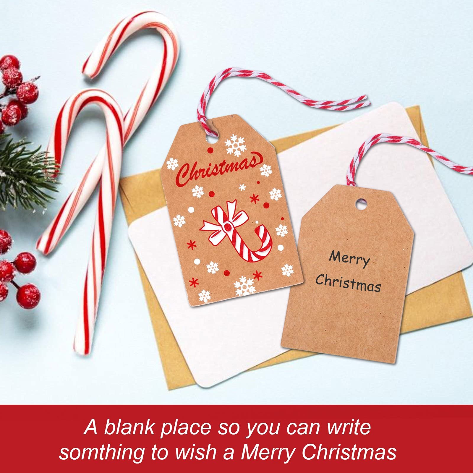 JijAcraft Lascia Che Il Nostro Amore Cresca Etichette Regalo: Ciondolo Rotondo In Carta Kraft Per Matrimonio, 5 Cm, Etichette Di Carta Con Corda, 100 Etichette Per Bomboniere - Foto 7