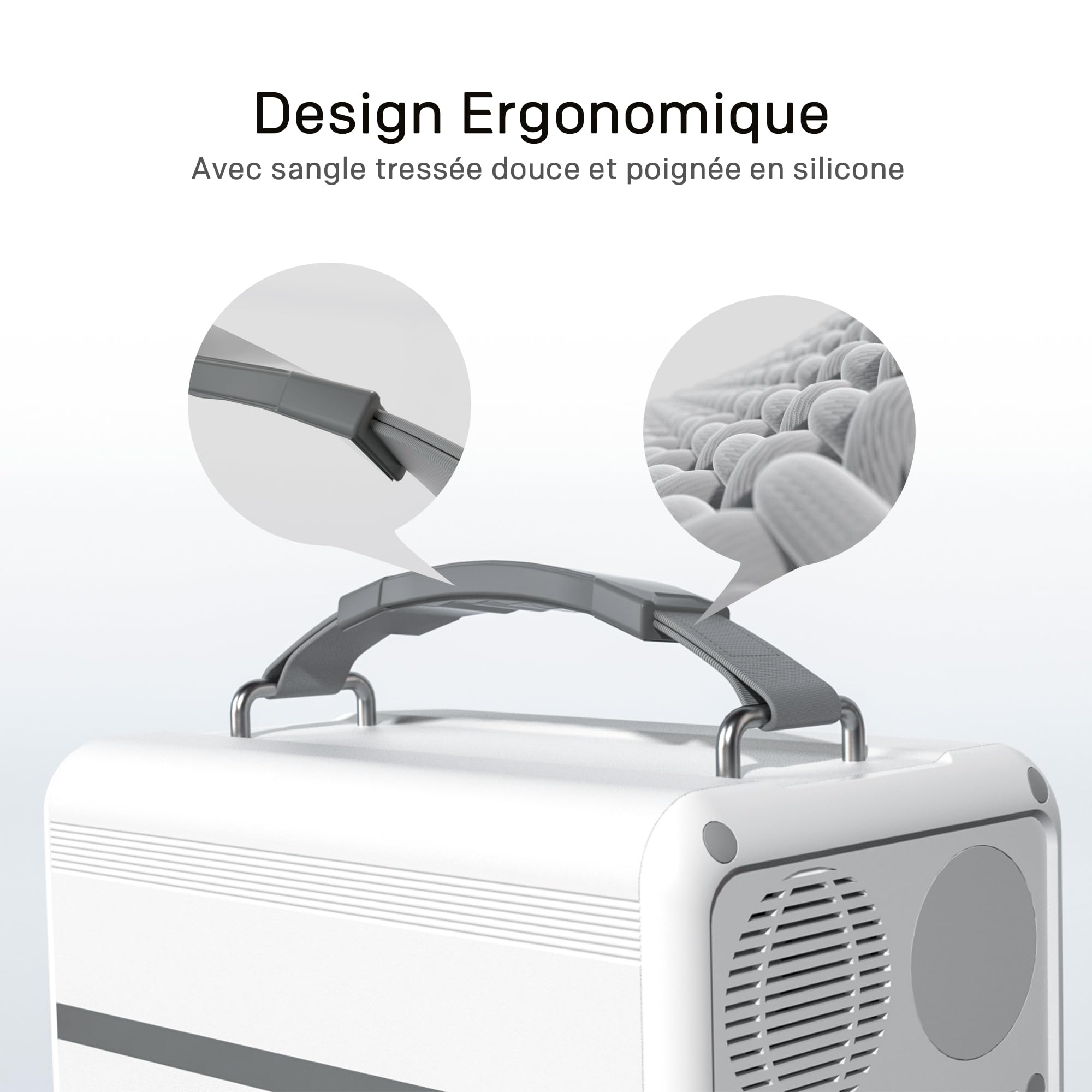 STRONG P300 Centrale Électrique Portable, 307,2Wh Batterie LiFePO4, 300W Solaire, MPPT, Protection BMS, QC3.0 & PD 30W, pour Camping, Voyage, Urgences en Extérieur