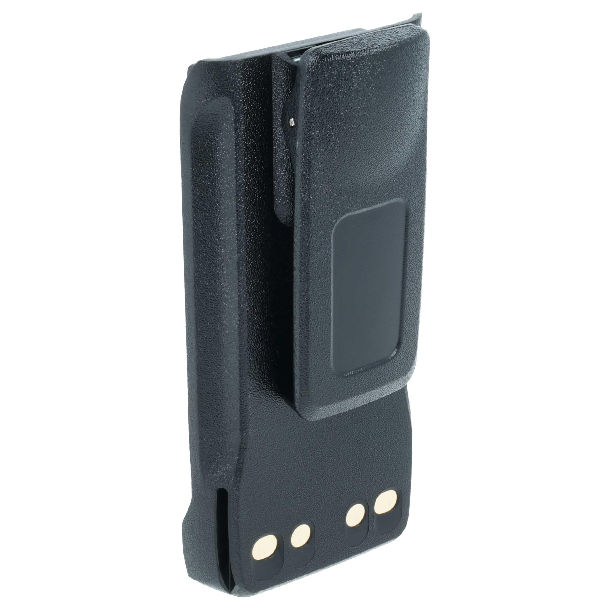 vhbw Akumulator kompatybilny z Motorola R7a, R7 krótkofalówka, Walkie Talkie (2150 mAh, 8,4 V, Li-Ion) + klips do paska