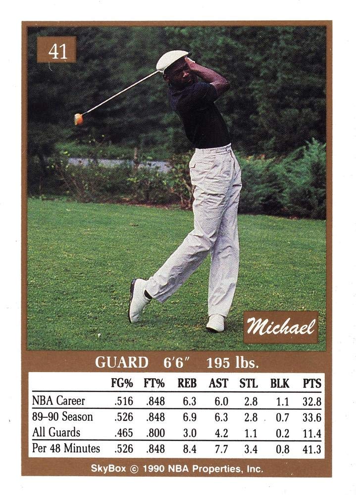Amazon.com: 1990-91 SkyBox Basketball #41 Michael Jordan Chicago