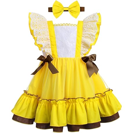 Bluey Headband and Matching Ruffled Tutu Dress for Toddlers - Perfect for...