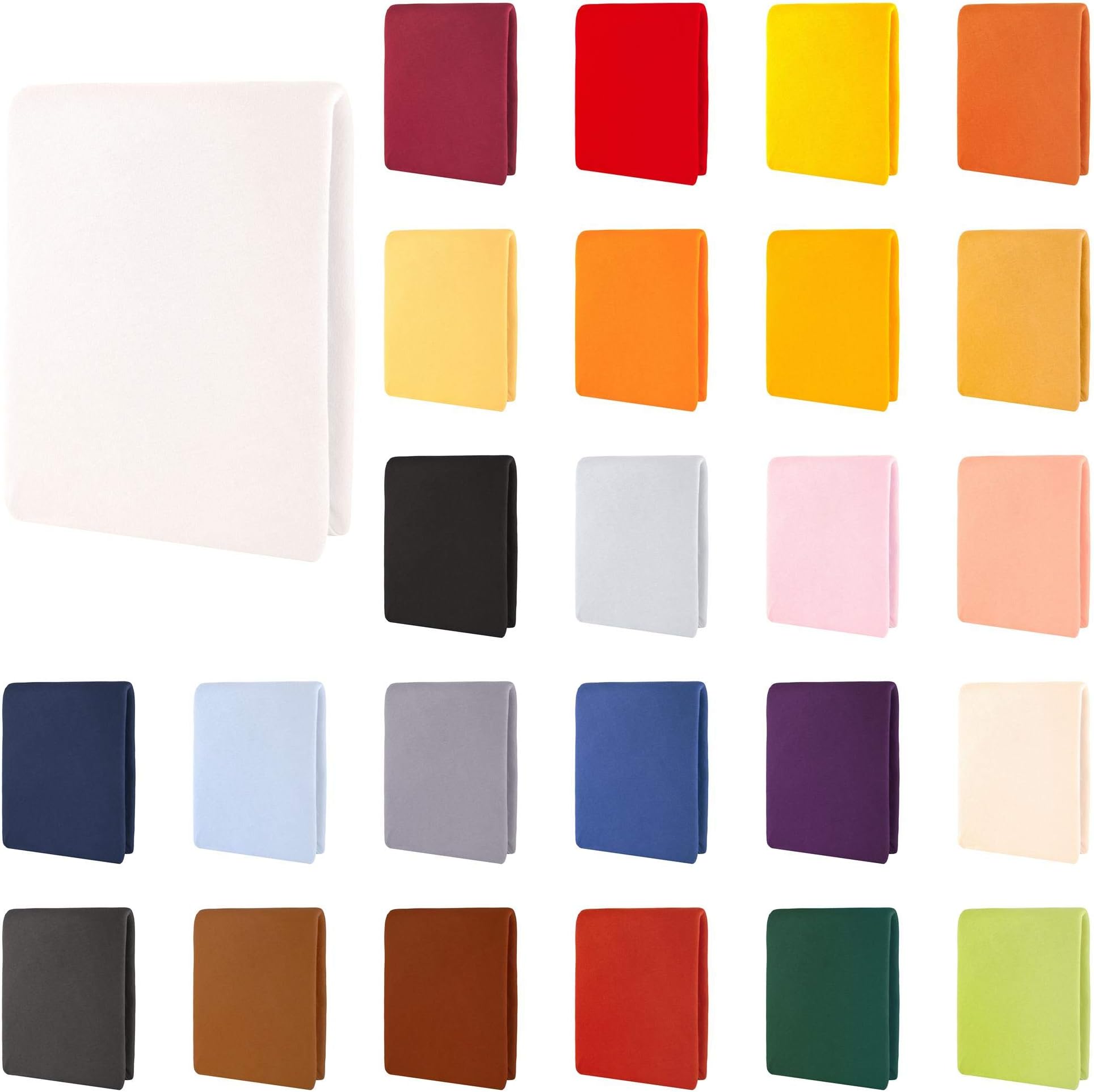 CelinaTex Aqua Fitted Sheet Divan Water Beds Cotton Elastane 180x200-200x220 cm white