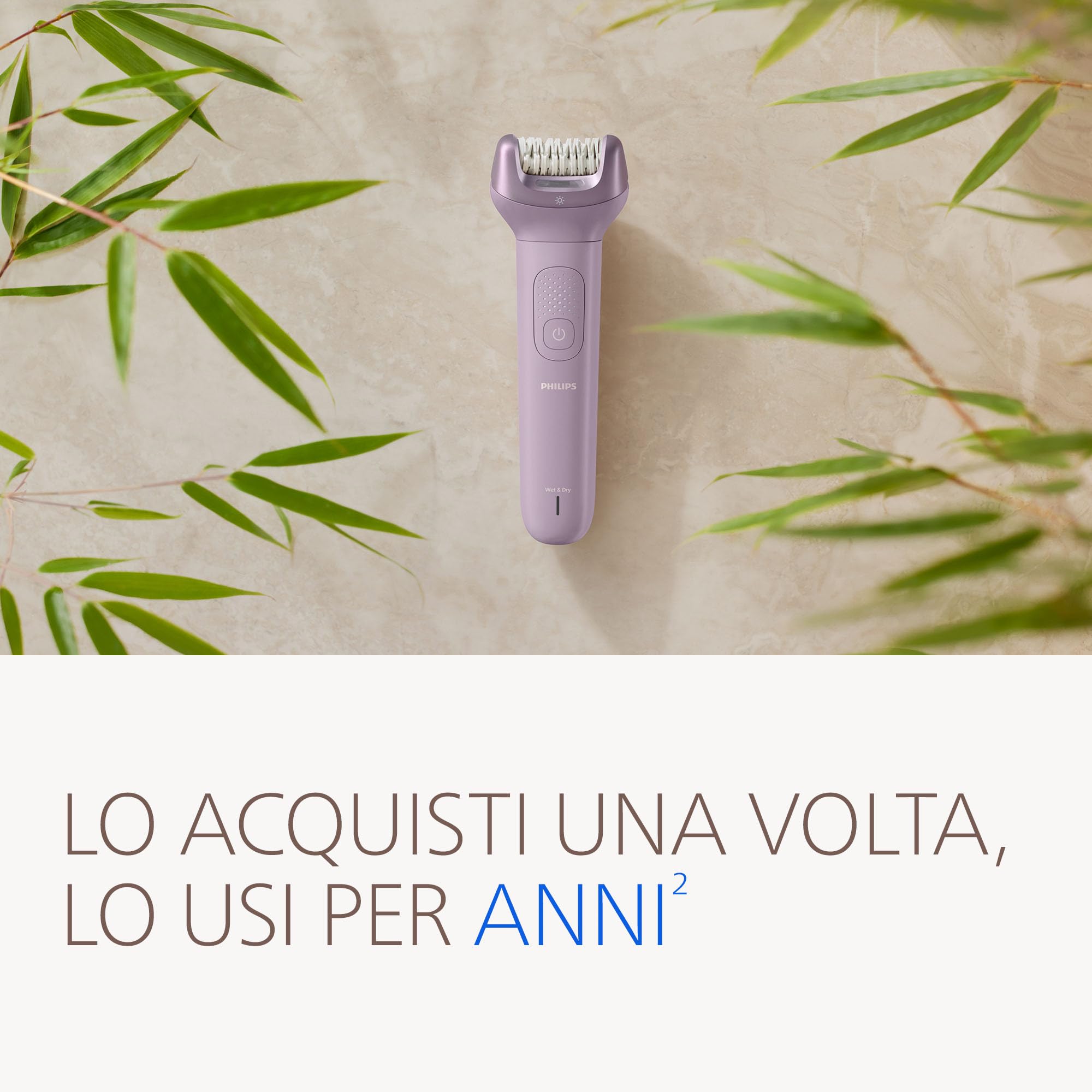 Philips Epilatore Serie 9000 - Epilatore elettrico Wet & Dry senza fili, per gambe, corpo e zona bikini, con ProGuide, 9 accessori, tra cui testina pedicure, autonomia di 60 minuti, modello BRE728/00