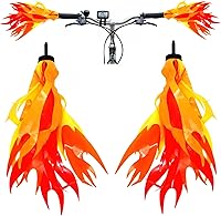 Vista 1 de Iconikal Streamers de llama para manillar de bicicleta o scooter, bicicleta infantil de 10 pulgadas, fácil de instalar