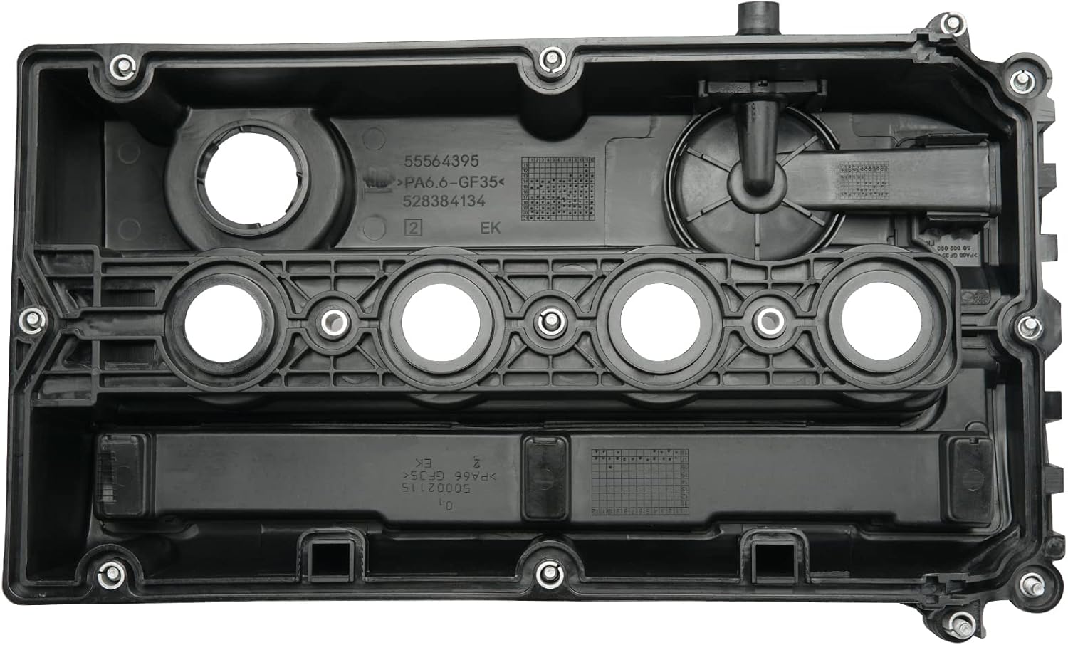 Engine Valve Cover with Gaskets Bolts Oil Filler Cap Compatible with 2011-2020 Chevy Cruze Sonic Trax Aveo, 2008-2009 Saturn Astra, 2009-2010 Pontiac G3 1.6L 1.8L Replace# 55558673 55564395 264-920
