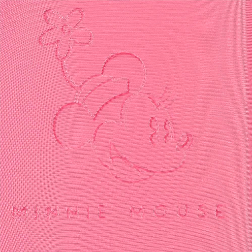 Disney Traveling with Minnie, Maleta Infantil Fabricada en ABS, un Material rígido y Ligero, Ruedas Dobles, Cierre de combinación Lateral, de Joumma Bags
