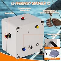 Vista 2 de Sistema de secado automático de caña de pescar de inversión, 0-40 RPM ajustable, 100-240 V, máquina de bobinado de construcción de caña de pescar