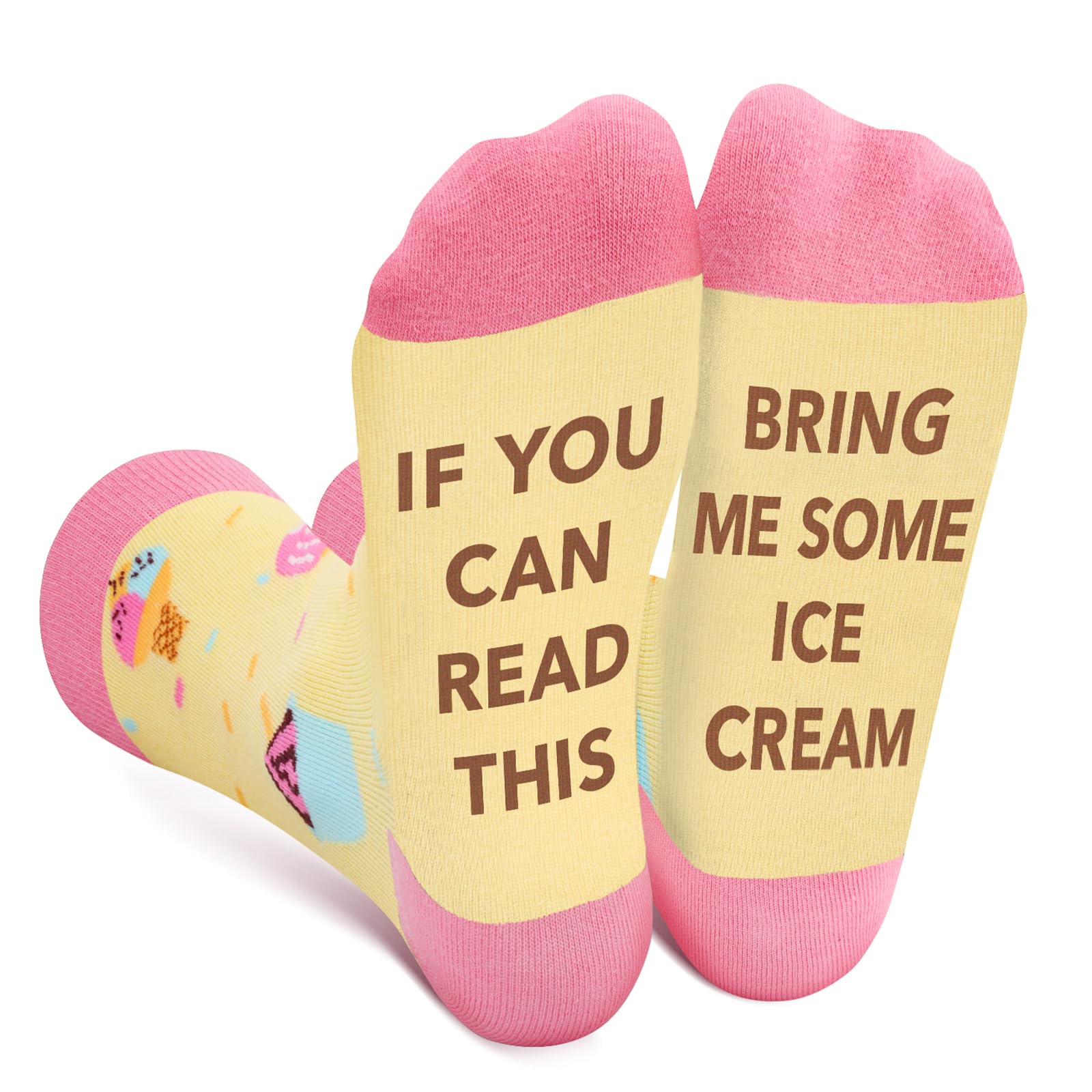 AGRIMONYFunny Socks - If You Can Read This Bring Me - Novelty Dress Socks For Men Women Boys