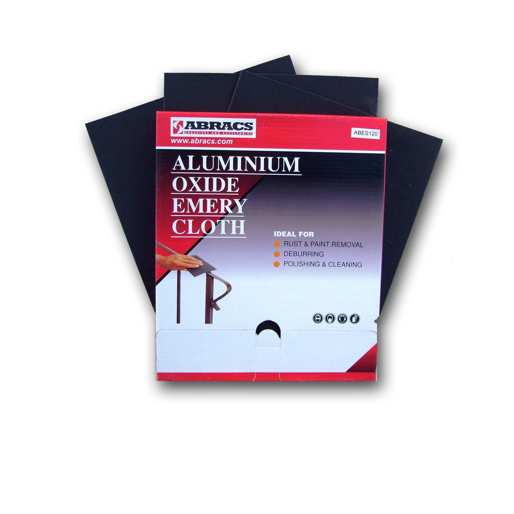 Connect Abracs Emery Sheets P120 25pc 32154